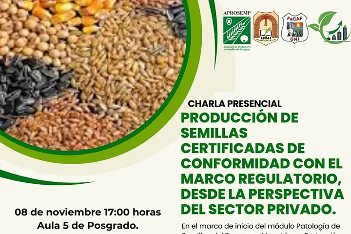 Charla técnica sobre producción de semillas certificadas